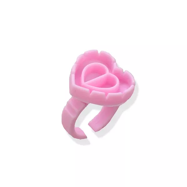 Heart Shape Volume Fan Glue Rings – 25 per Quantity