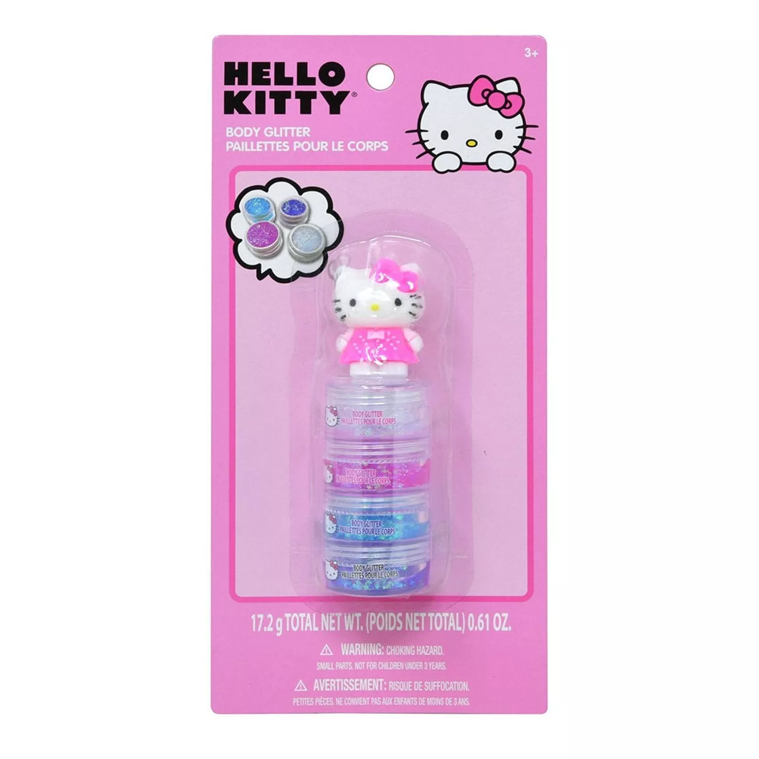 Hello Kitty Body Glitter 4pk