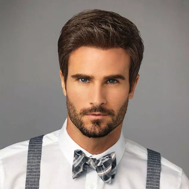 HIM Men's Collection Hand-Tied Lace Front Wig - STYLE