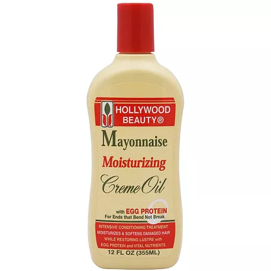 Hollywood Beauty Mayonnaise Moisturizing Creme Oil 12oz