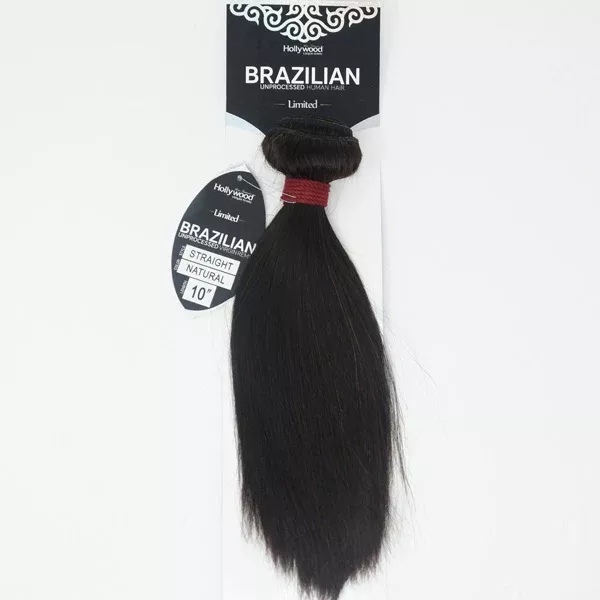 Hollywood Brazilian Unprocessed Human Hair Weave - STRAIGHT