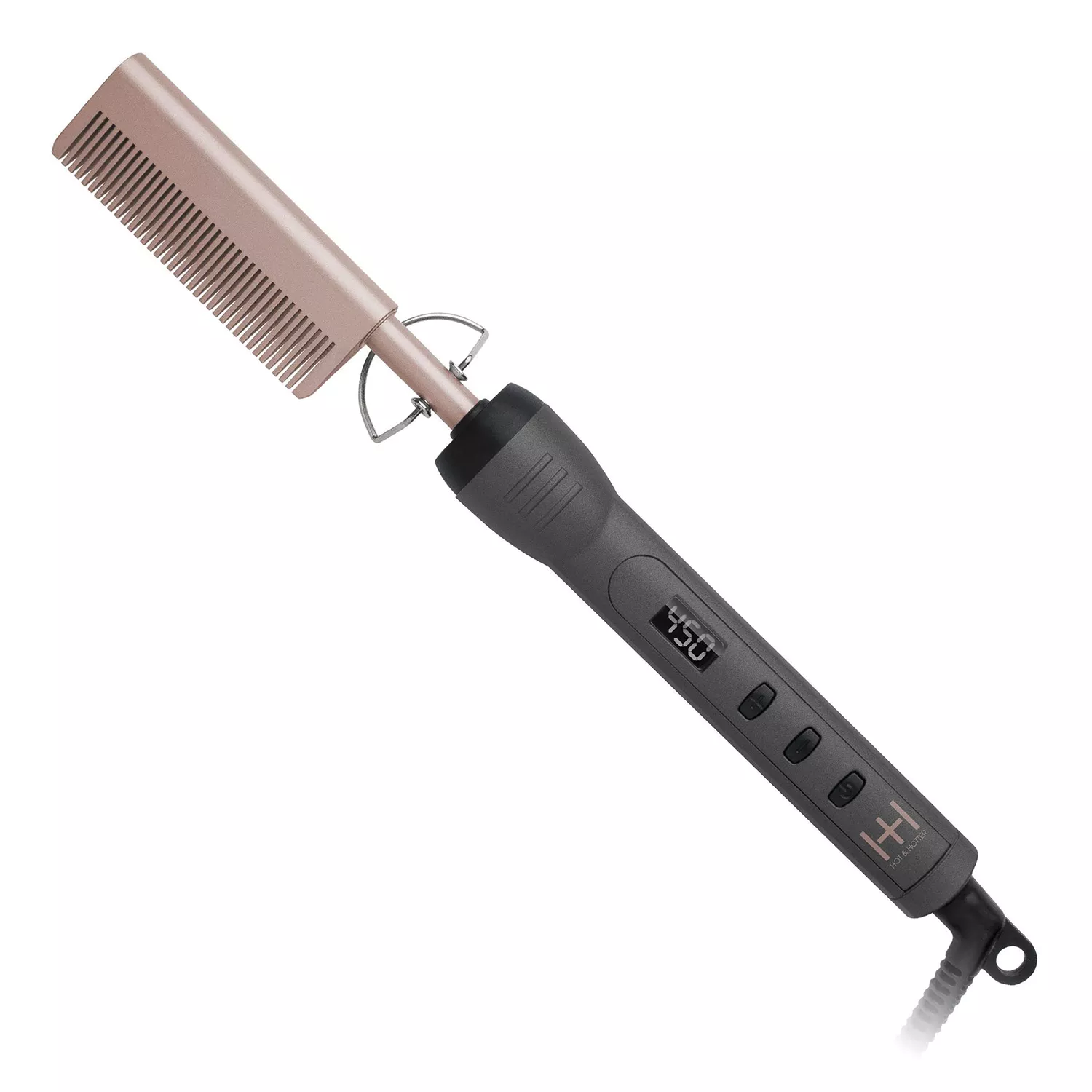 Hot n Hotter Digital Ceramic Pressing Comb Rose Gold