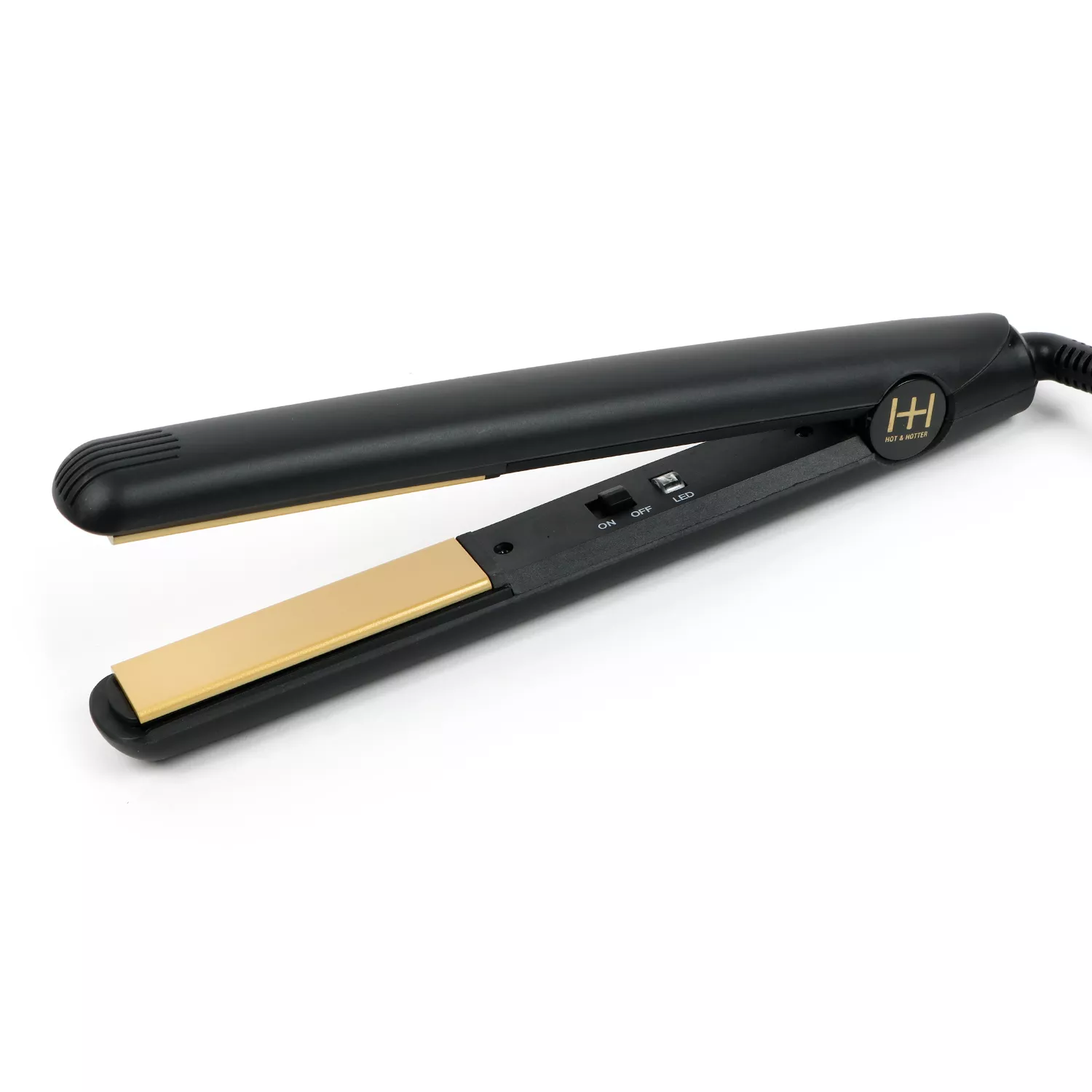Hot n Hotter Gold Ceramic 1" Flat Iron