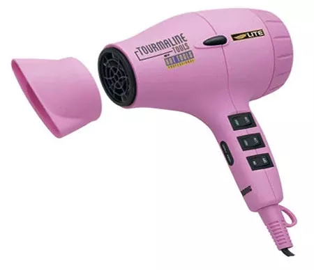Hot Tools Tourmaline Ionic 1875 Watt Pink Dryer Model 1045