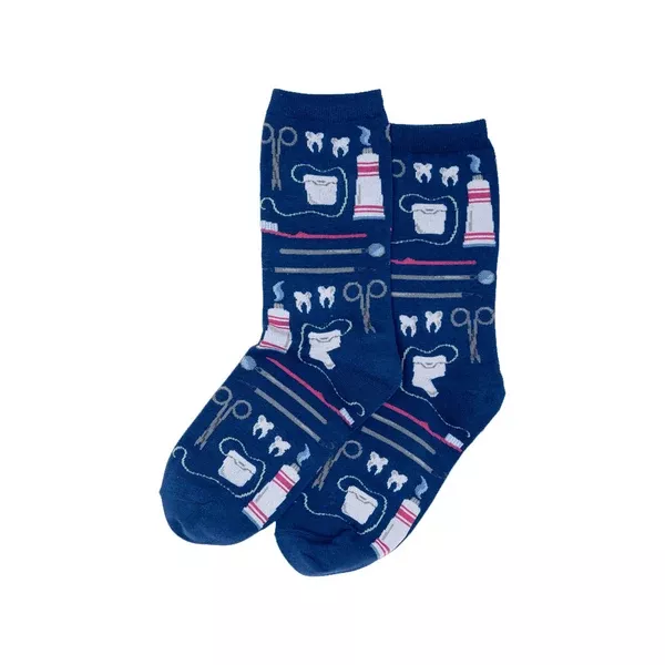 HOTSOX WOMEN’S DENTIST CREW SOCKS