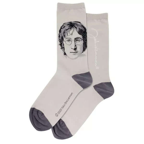 HOTSOX WOMEN’S JOHN LENNON PORTRAIT CREW SOCKS