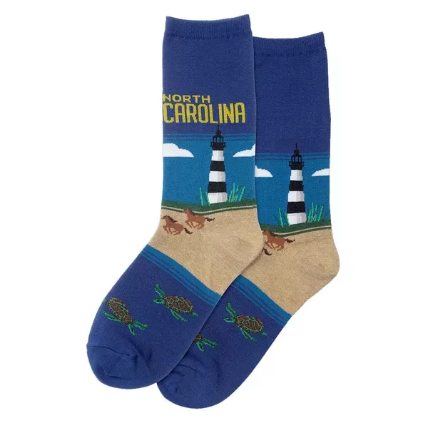 HOTSOX WOMEN’S NORTH CAROLINA CREW SOCKS