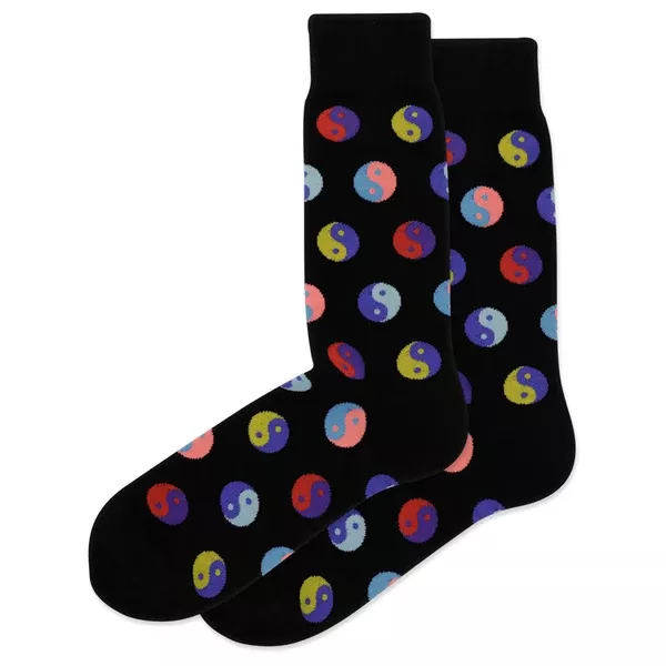 HOTSOX WOMEN’S YIN YANG CREW SOCKS