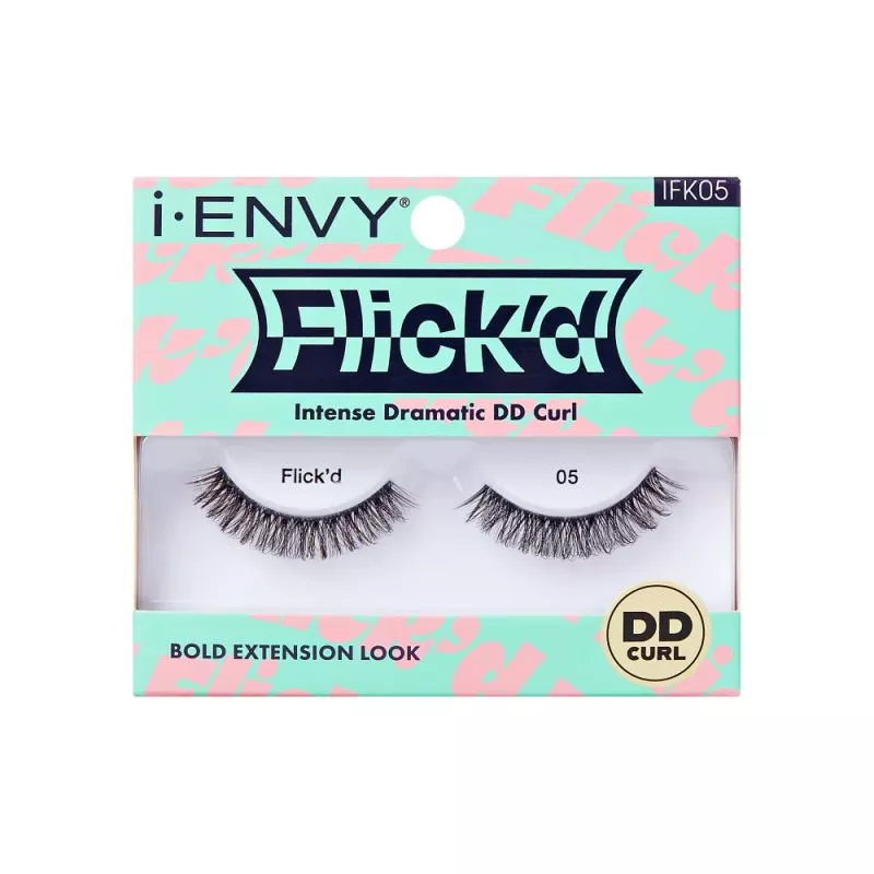 I-ENVY 3D FLICK'D STRIP LASHES - DD CURL [IFK05-09]