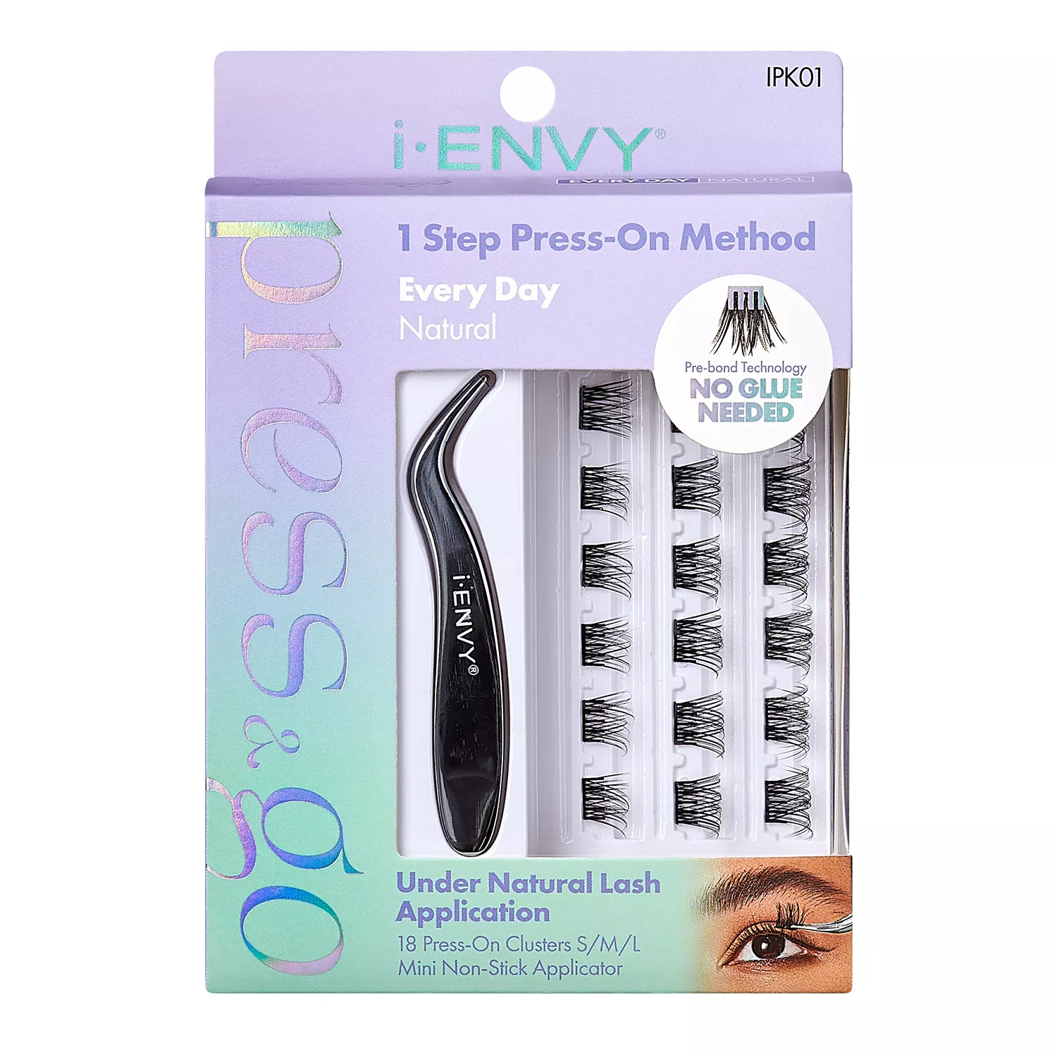 i Envy Press N Go Press-On All-in-One Kit Eyelash