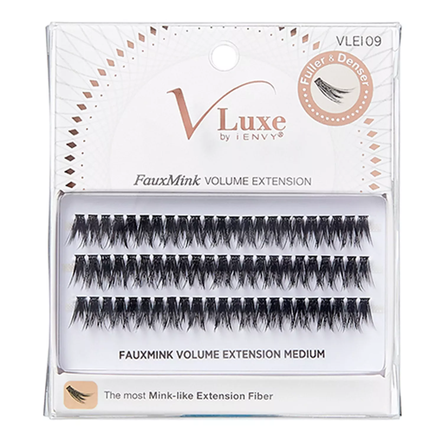 I Envy V-Luxe Faux Mink Cluster Volume Extension Eyelashes