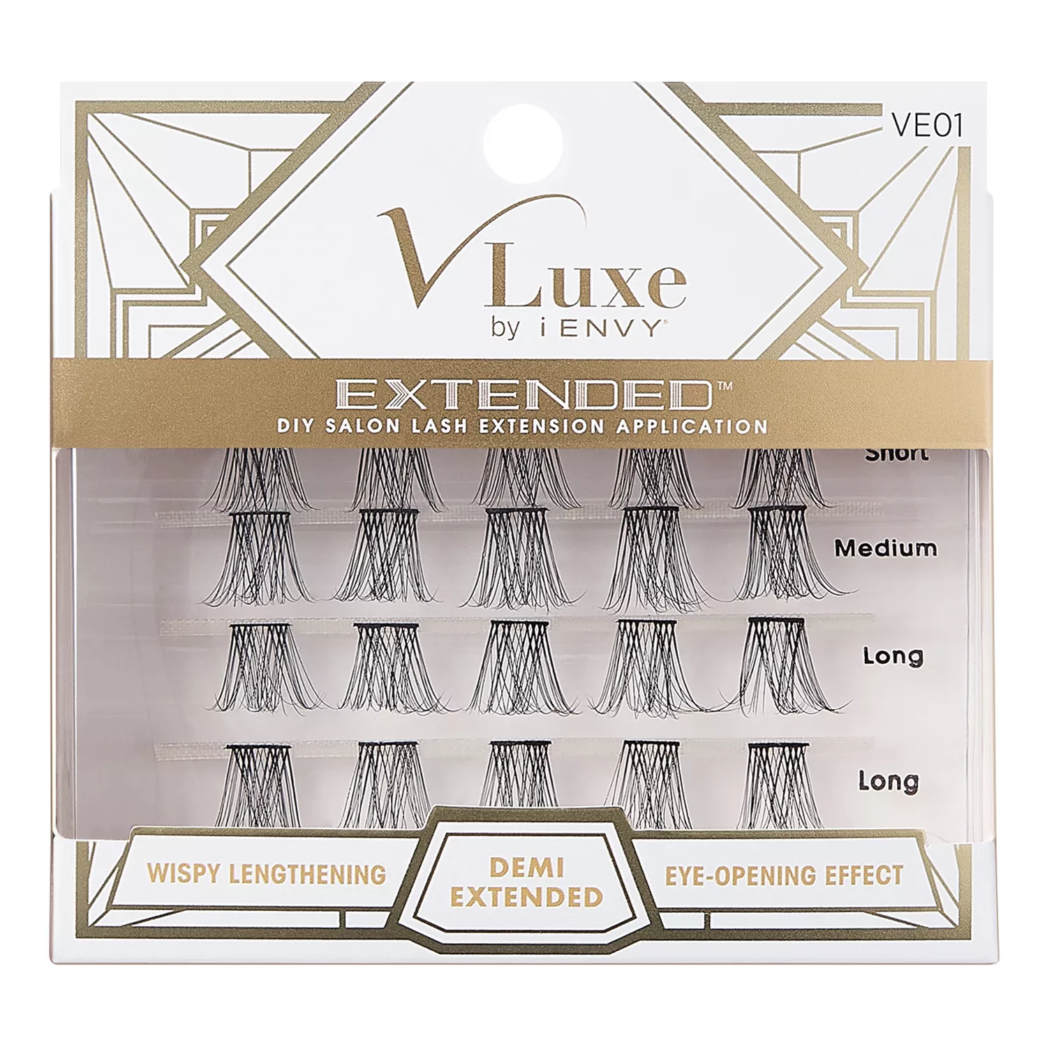 i Envy Vluxe Extended Collection Eyelashes Extended