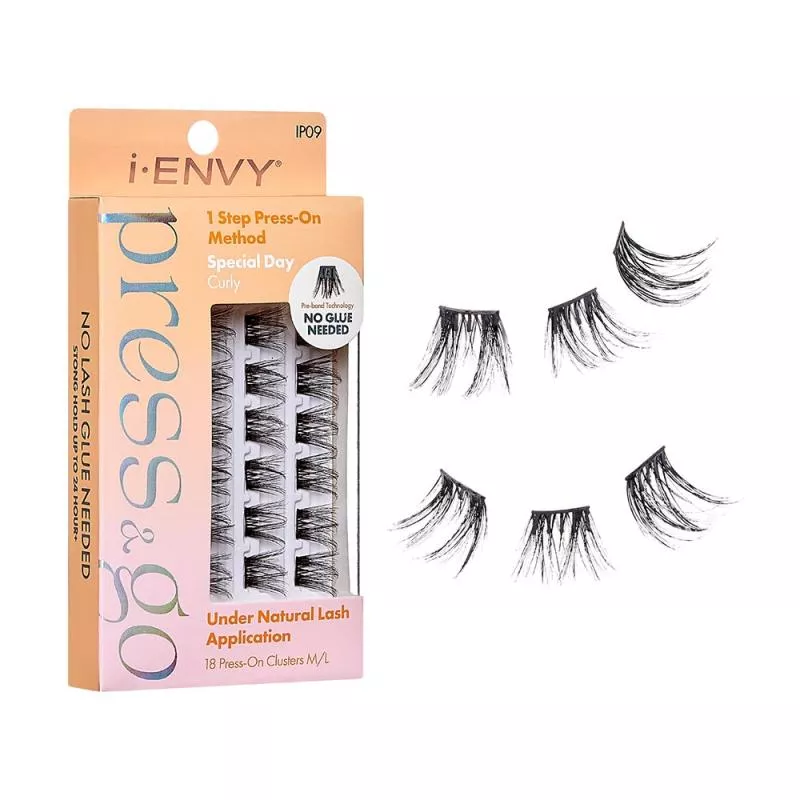 IENVY BY KISS PRESS & GO PRESS ON CLUSTER LASHES