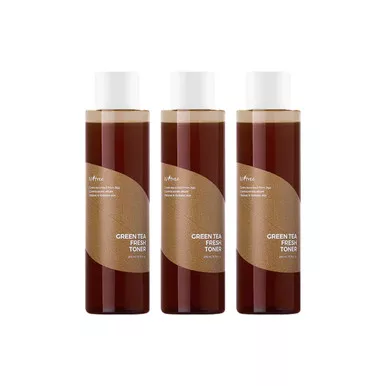 ISNTREE Green Tea Fresh Toner — 3x200 ml (6.76oz)