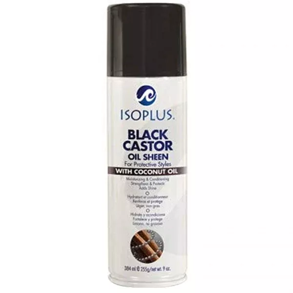 Isoplus Black Castor Oil Sheen Spray 9oz