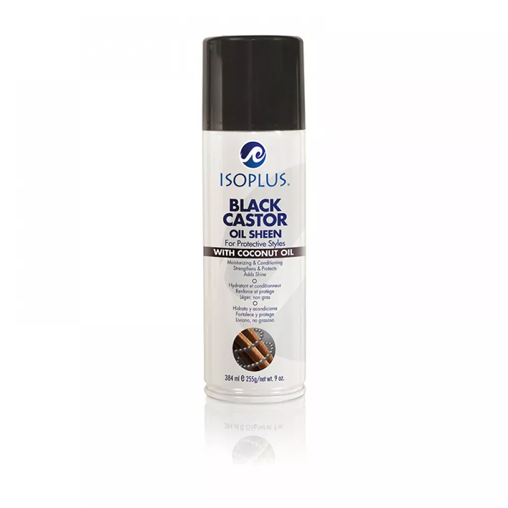 ISOPLUS BLACK CASTOR OIL SHEEN WITH COCONUT OIL
