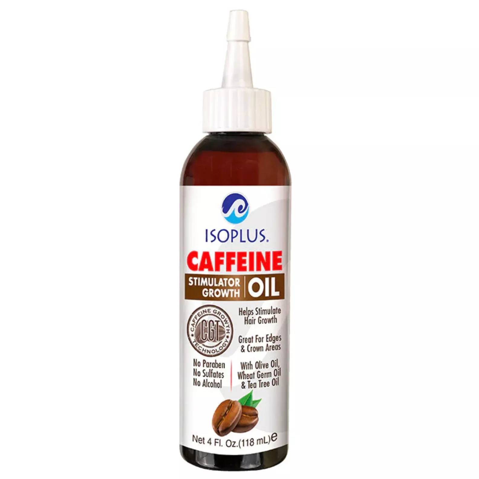 ISOPLUS Caffeine Stimulator Growth Oil (4 oz)