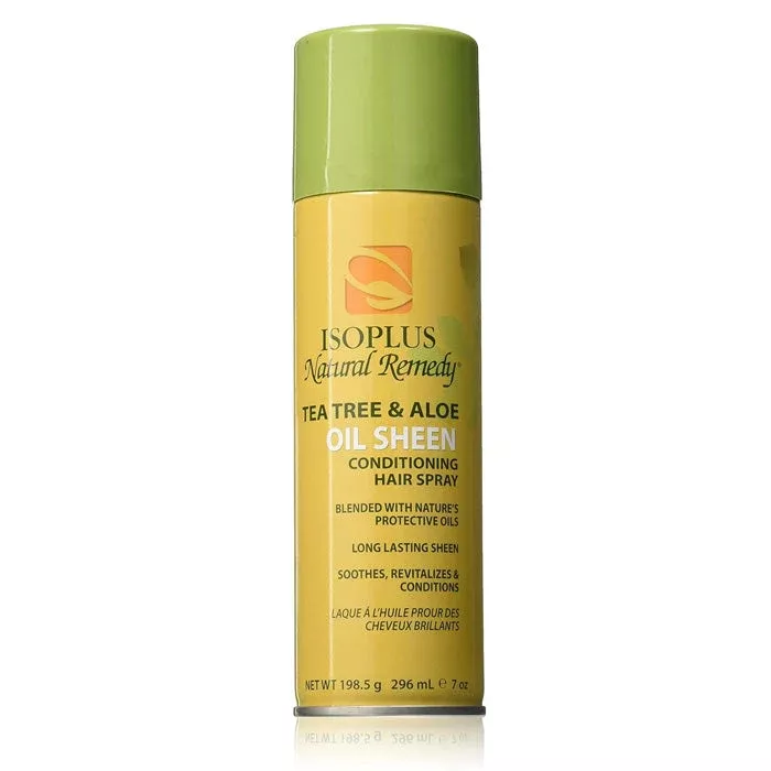 Isoplus Natural Remedy Conditioning Hair Spray - TEA TREE & ALOE SHEEN 2/7 Oz