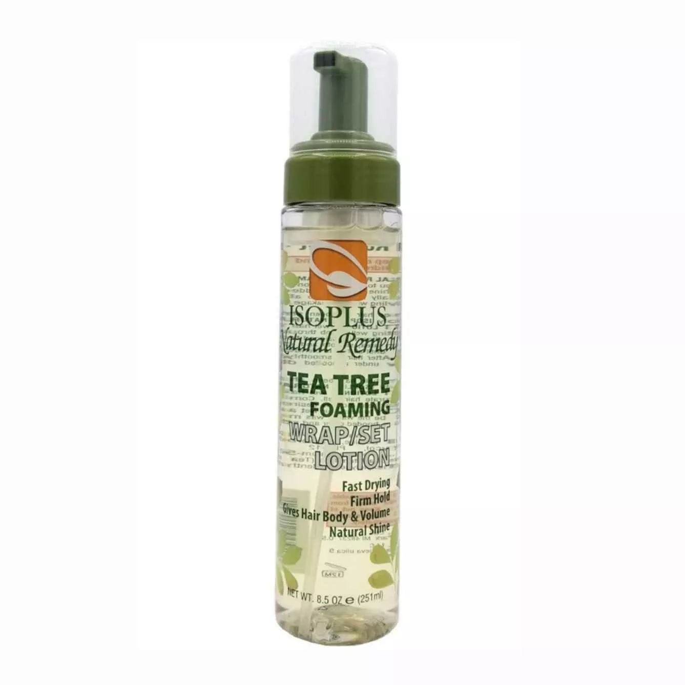 ISOPLUS NATURAL REMEDY TEA TREE FOAMIMG WRAP SET LOTION