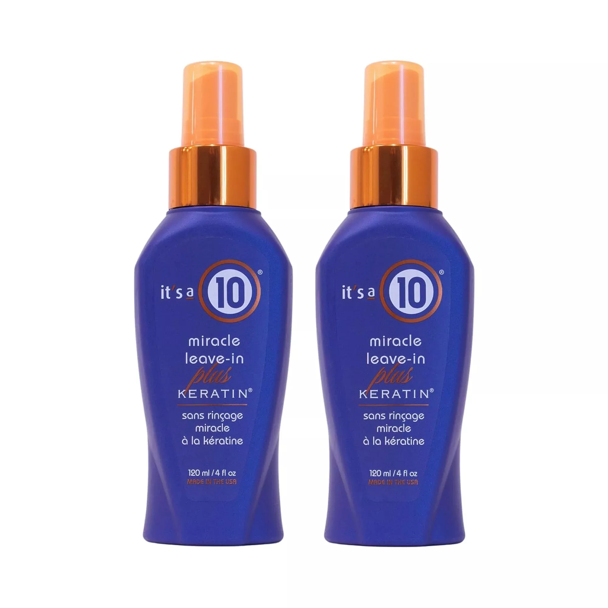 It's A 10 Miracle Leave-In Plus Keratin 4oz 2-Pack