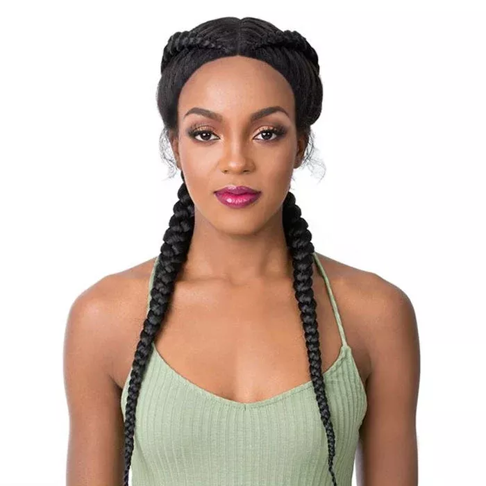 It's a Wig Braided Lace Part Wig - DUTCH CORNROW