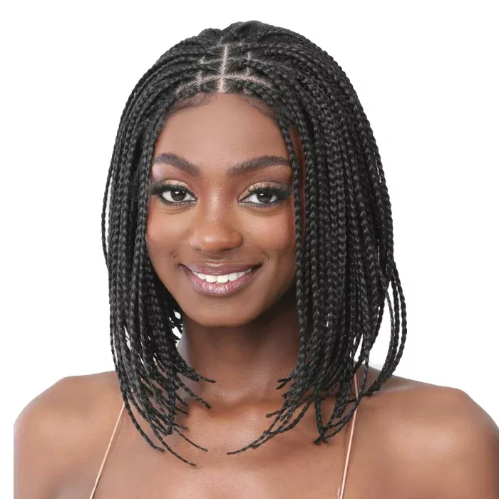 It's a Wig Illuze Glueless HD 4x4 Lace Frontal Wig - QUEEN BOX BRAID