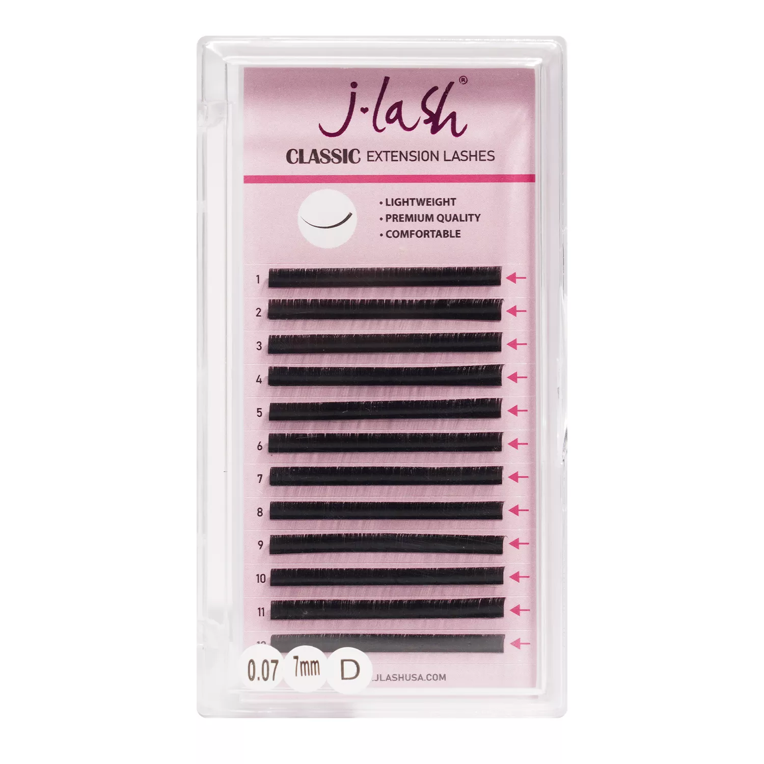 J Lash Classic Extension Lashes D Curl