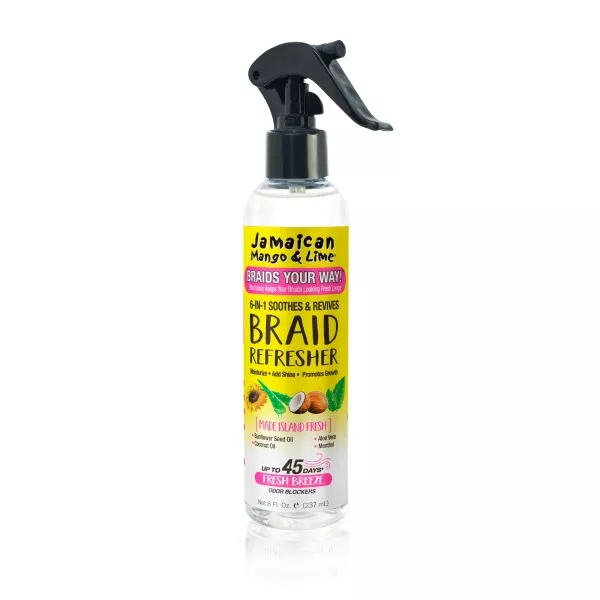 JAMAICAN MANGO & LIME 6-IN 1 SOOTHES & REVIVES BRAID REGRESHER 8oz