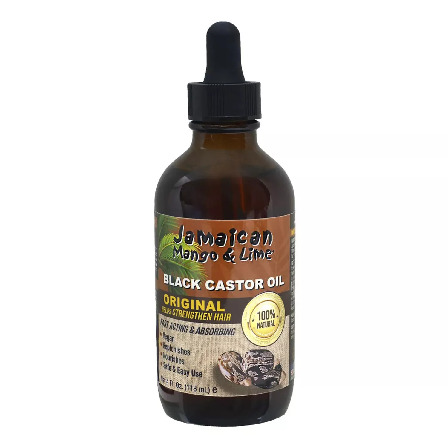 Jamaican Mango & Lime Black Castor Oil 4oz/ 118ml