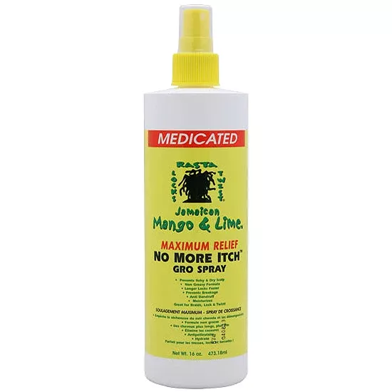 Jamaican Mango & Lime Mentholated Maximum RelifeNo More Itch Gro Spray 16oz