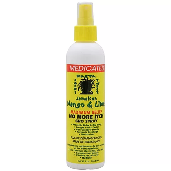 Jamaican Mango & Lime Mentholated Maximum RelifeNo More Itch Gro Spray 8oz