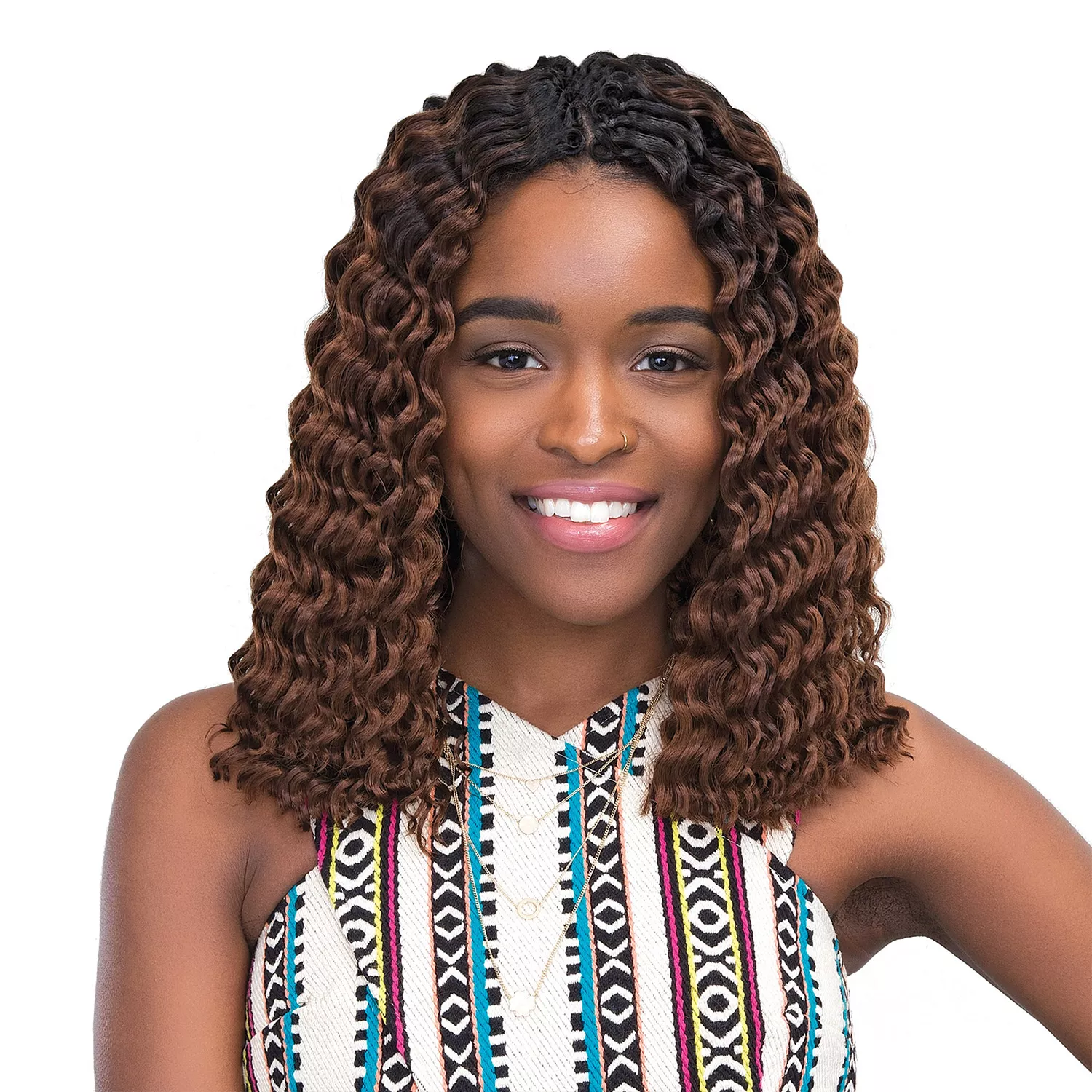 Janet Collection Crochet Braids 3X Chic N Curly 3X Deep Twist 10"