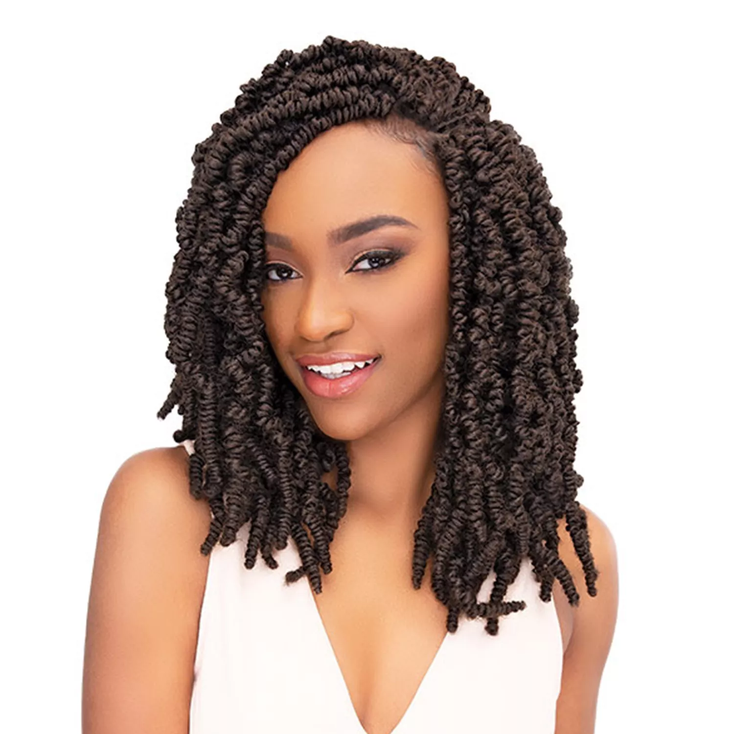 Janet Collection Crochet Braids Nala Tress 3X Spring Twist 16"