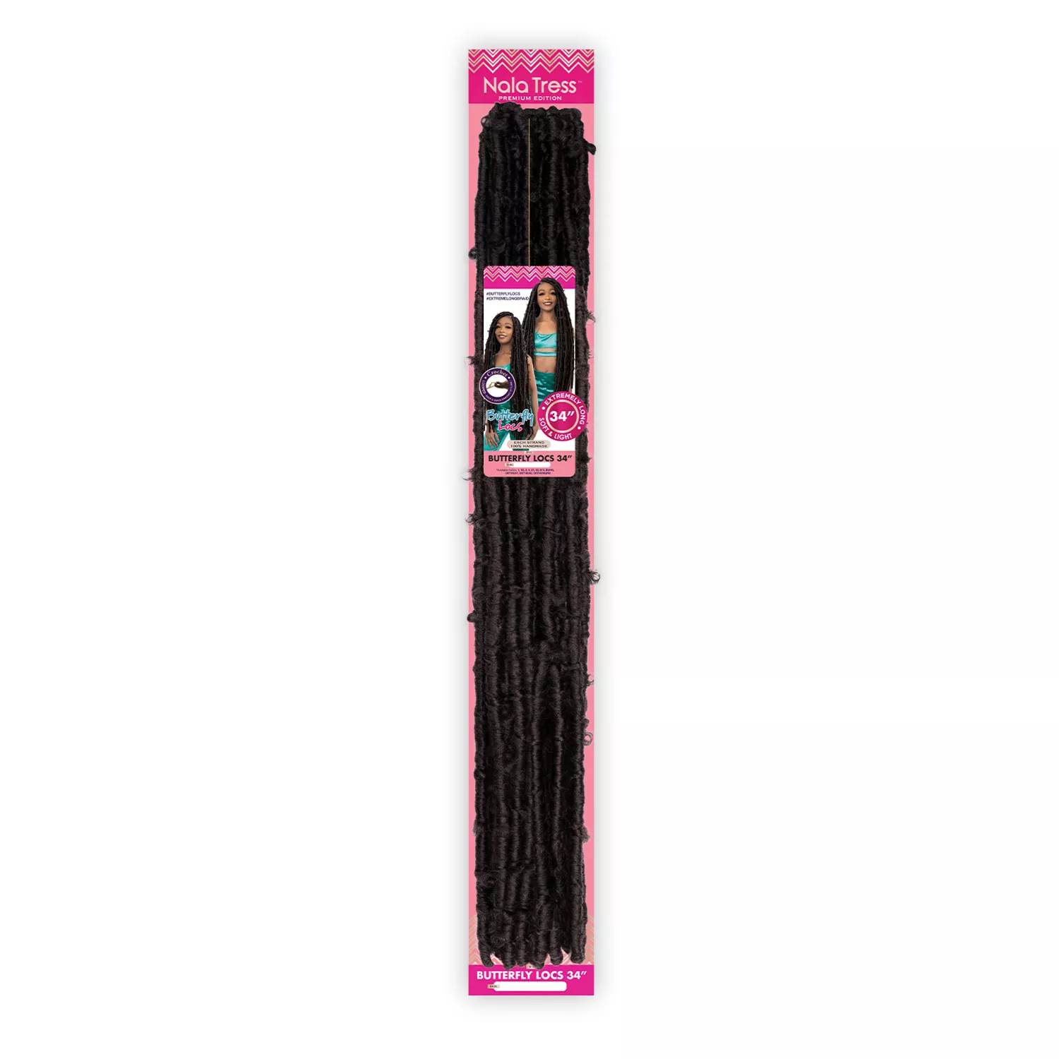 Janet Collection Crochet Braids Nala Tress Butterfly Locs 34"