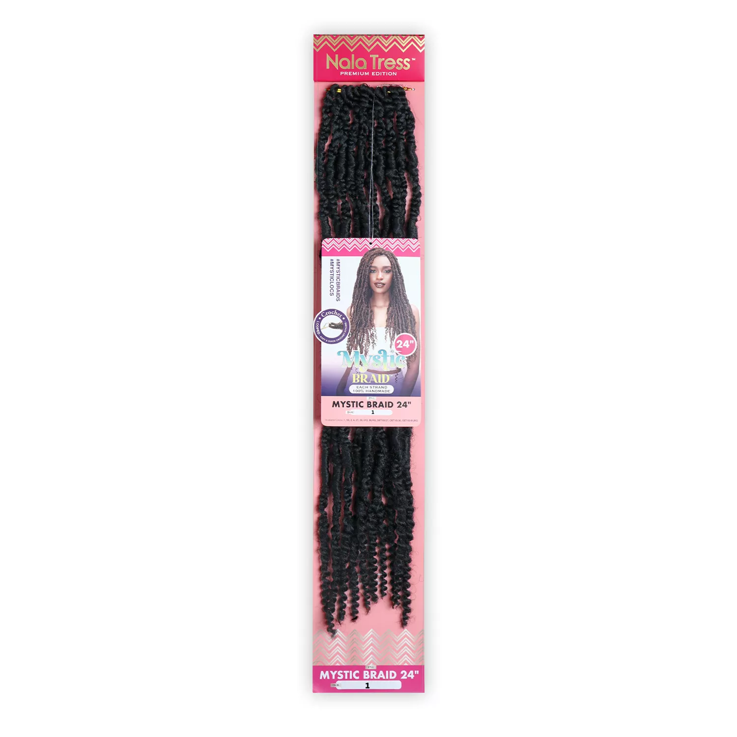 Janet Collection Crochet Braids Nala Tress Mystic Braid 24"