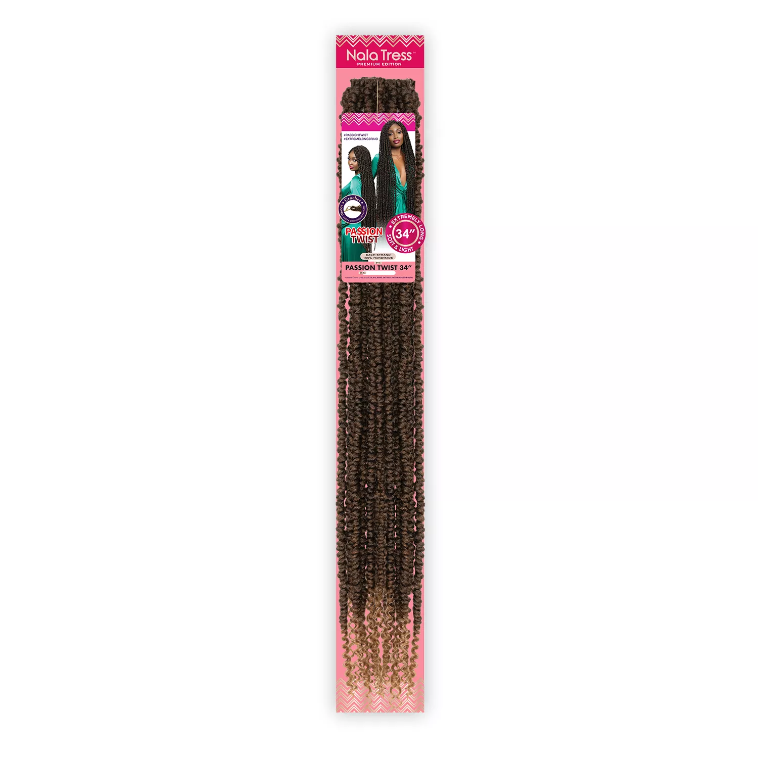 Janet Collection Crochet Braids Nala Tress Passion Twist 34"
