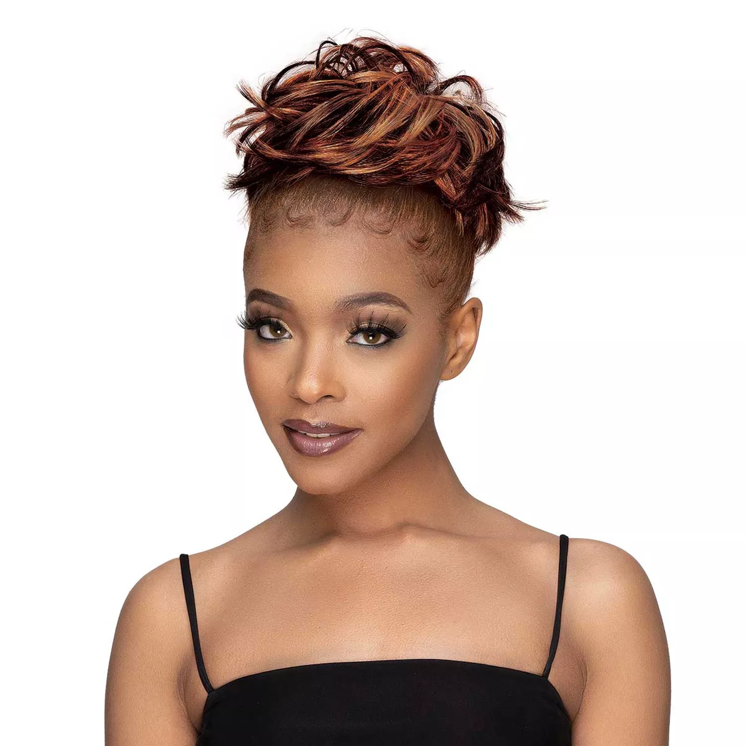 Janet Collection Human Hair Blend Bun Remy Illusion Scrunch – RETRO