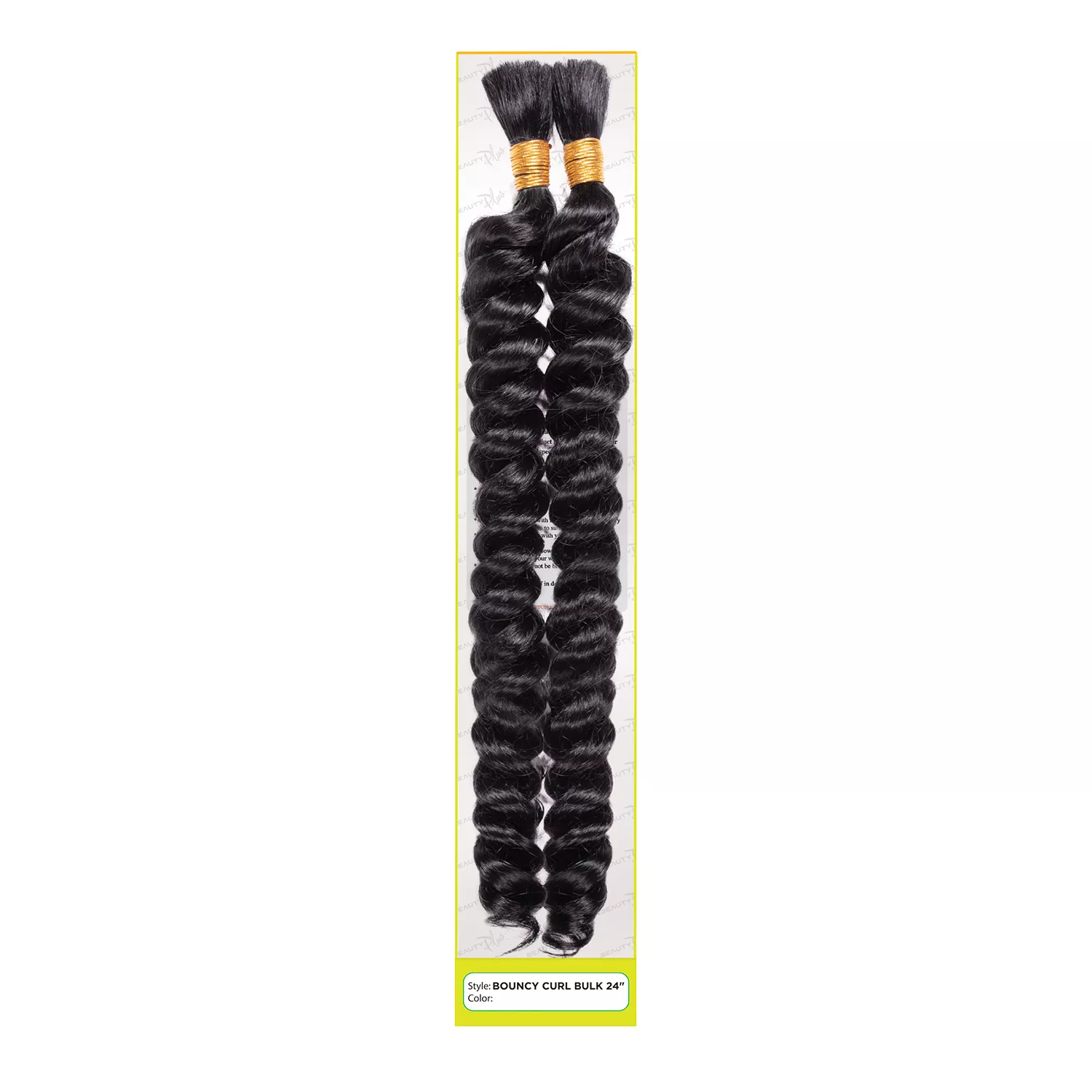 Janet Collection Human Hair Braids Bouncy Curl Bulk 2Pcs (18-24")