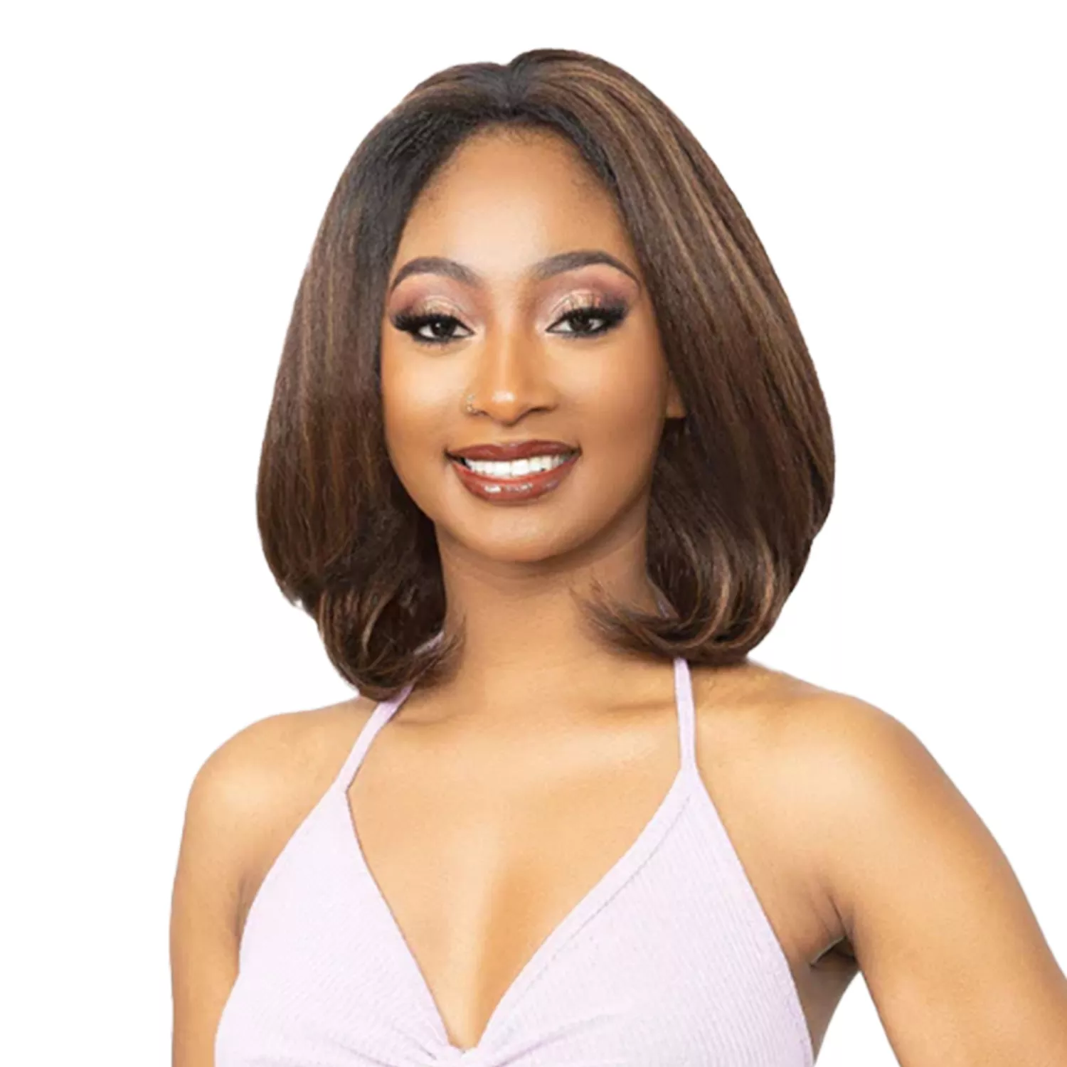 Janet Collection Human Hair Prime Unimix Wig Remy Illusion Agra