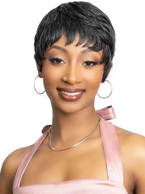 Janet Collection Lavish Silver 100% Virgin Human Hair Wig - BEKA