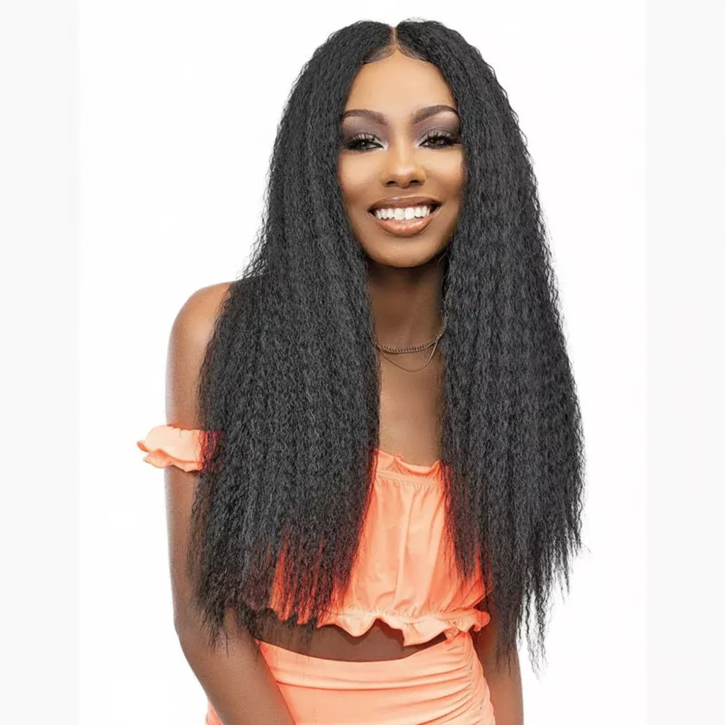 Janet Collection Melt 13x6 Frontal Part Lace Wig - KINKY 28