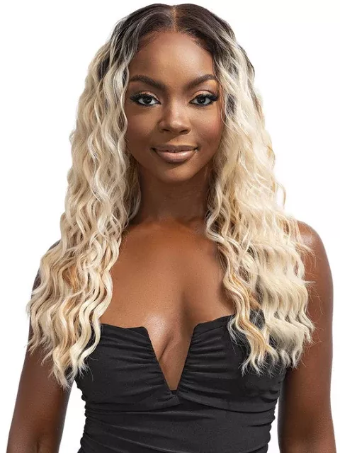 Janet Collection Melt 13×6 Frontal Wide Part Glueless Lace Wig- MAE