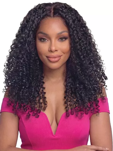 Janet Collection Melt Spiral Ends Human Hair Bundle BURMESE DEEP CURL 20″