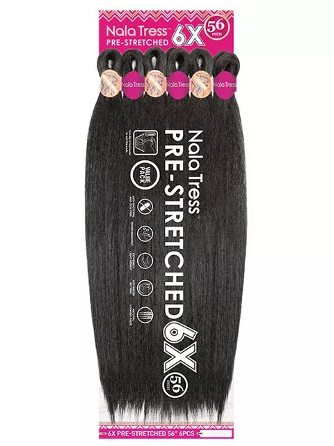 Janet Collection Nalatress 6X Pre-Stretched Braid 56″