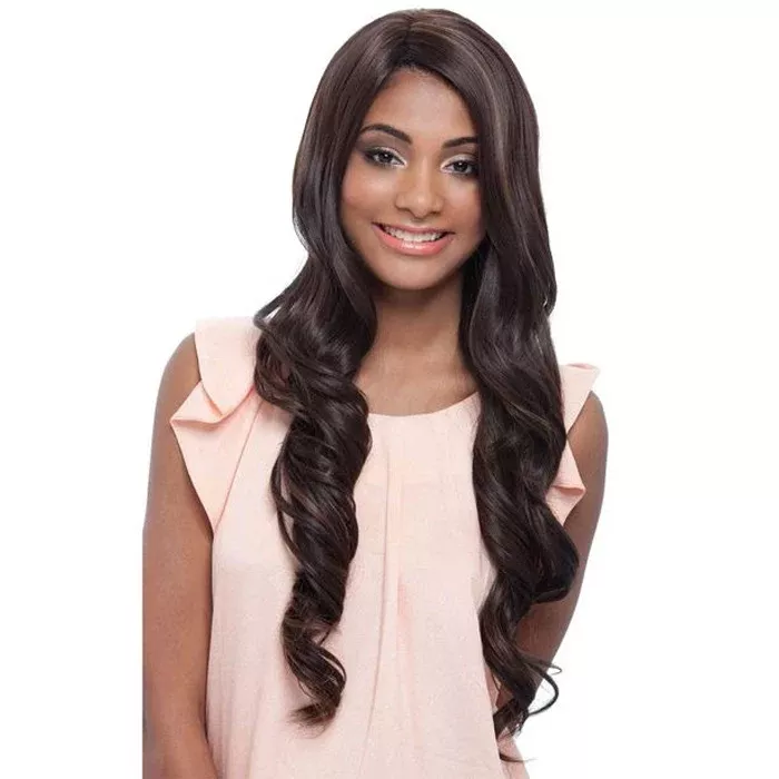 Janet Collection Natural Super Flow Deep Part Lace Wig - ELVEEN