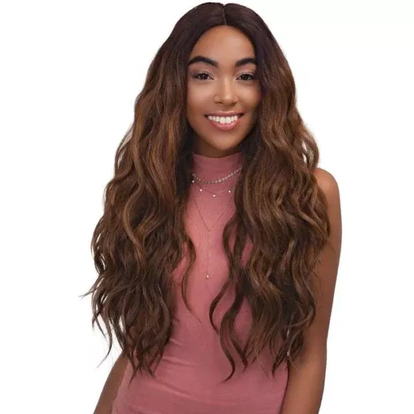 Janet Collection Natural Super Flow Invisible Deep Part Lace Wig - SUPER MOON