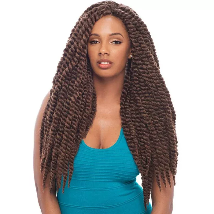 Janet Collection Noir 2X Havana MAMBO TWIST BRAID 24 Inch (2-N-1 Function)