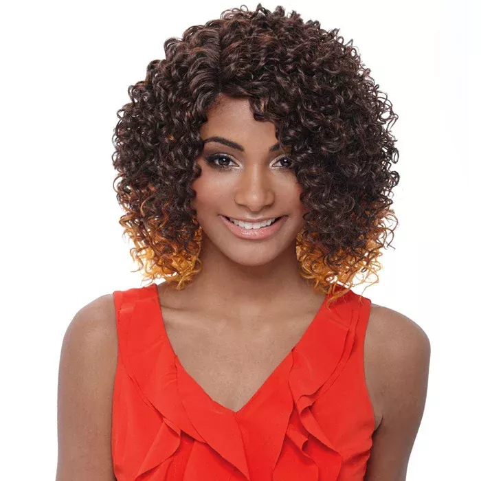 Janet Collection Super Flow Synthetic Invisible Deep Part Lace Front Wig JOYA