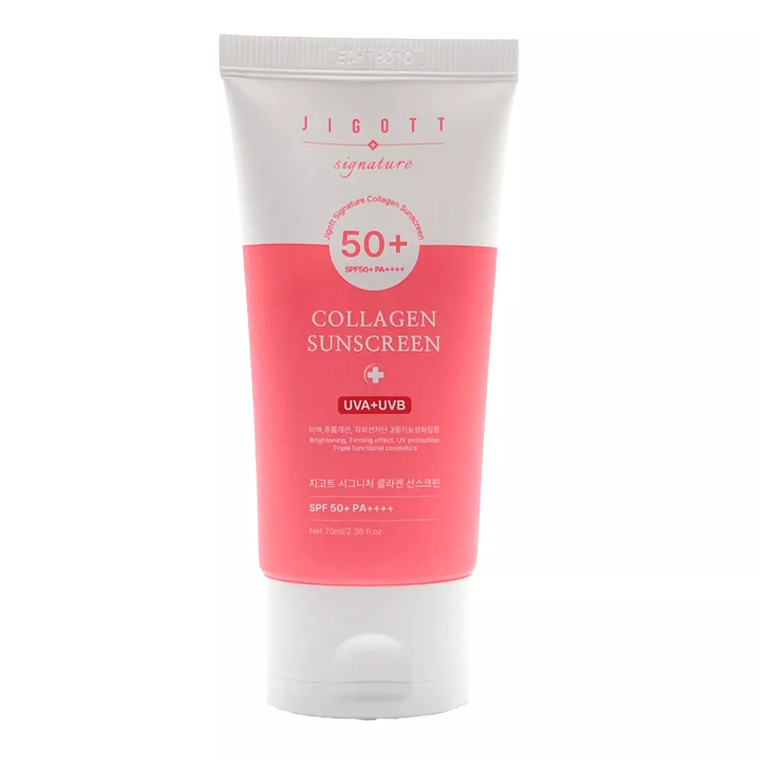 Jigott Collagen Sunscreen SPF50+PA++++ 2.36oz/ 70ml