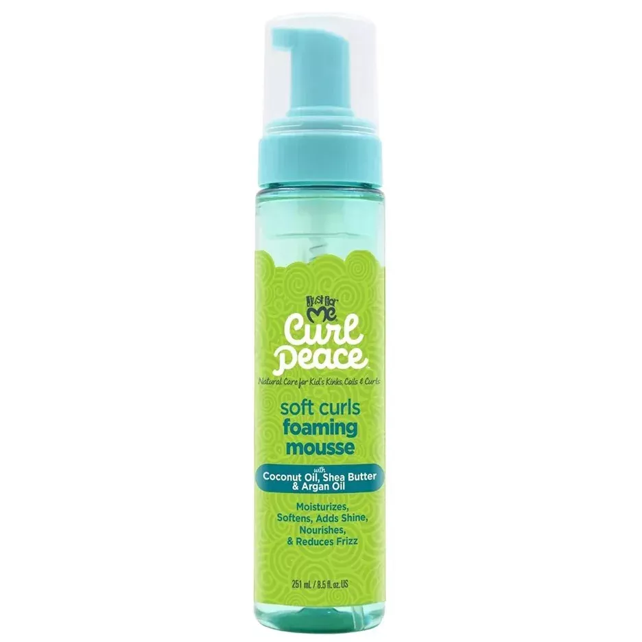 JUST FOR ME Curl Peace Soft Curls Foaming Mousse (8.5 oz)